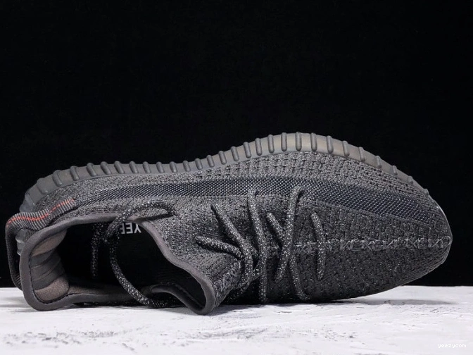 350 Yeezy Boost (Reflective) Adidas FU9007 Black Static - V2 0716